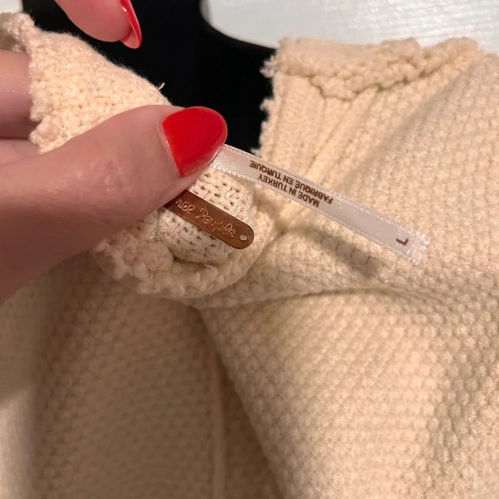 Free people denson cable knit vest size large - Picture 9 of 10